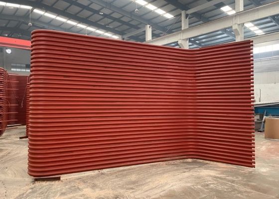 Fuoco di caldaia a risparmio energetico Pannello a parete d'acqua Centrale elettrica Scambio di calore