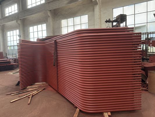 ISO/ASME/SGS Standard Membrana di saldatura per pareti di caldaie Parti di caldaie per pareti di acqua