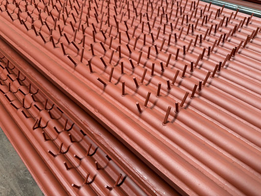 Distribuzione ottimale del calore dell'acqua Costruzione a parete membranosa di caldaia tubolare Pittura